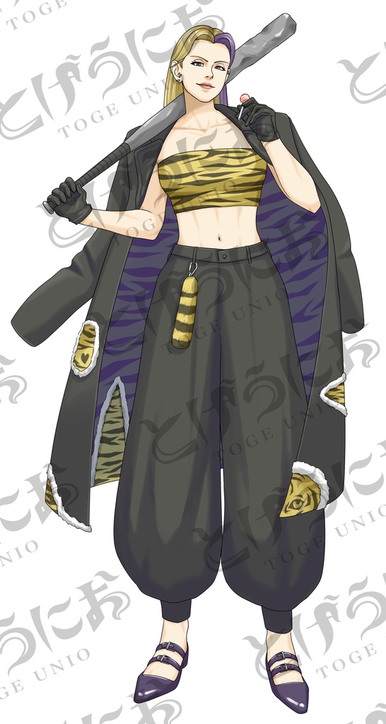 【PNGと組み替えPSD】ガラの悪い女性