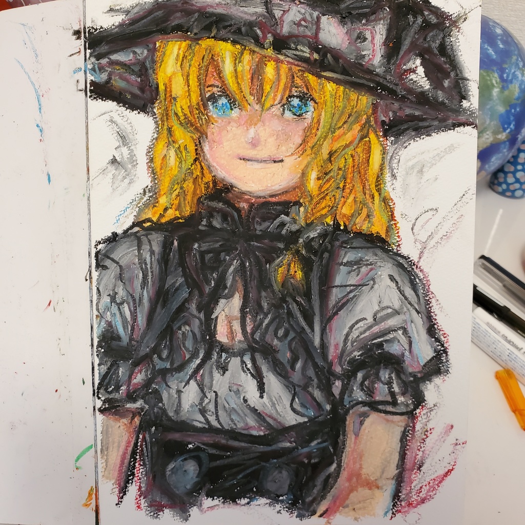 肖像初月『霧雨魔理沙』原画