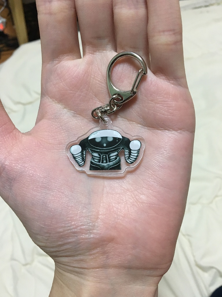 可愛いロボット『TALLトール』アクリルキーホルダー
