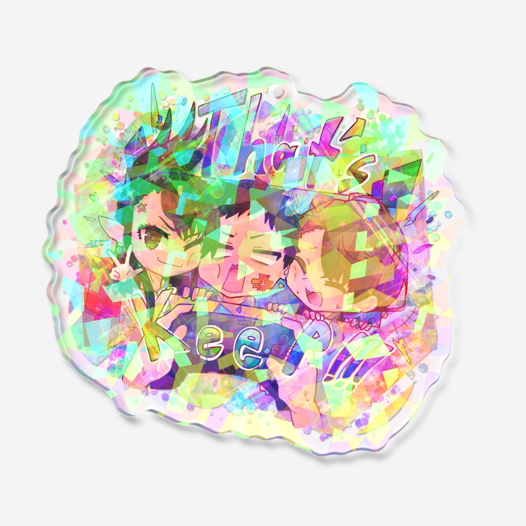 雑キープアクリルキーホルダー【キラキラDX】