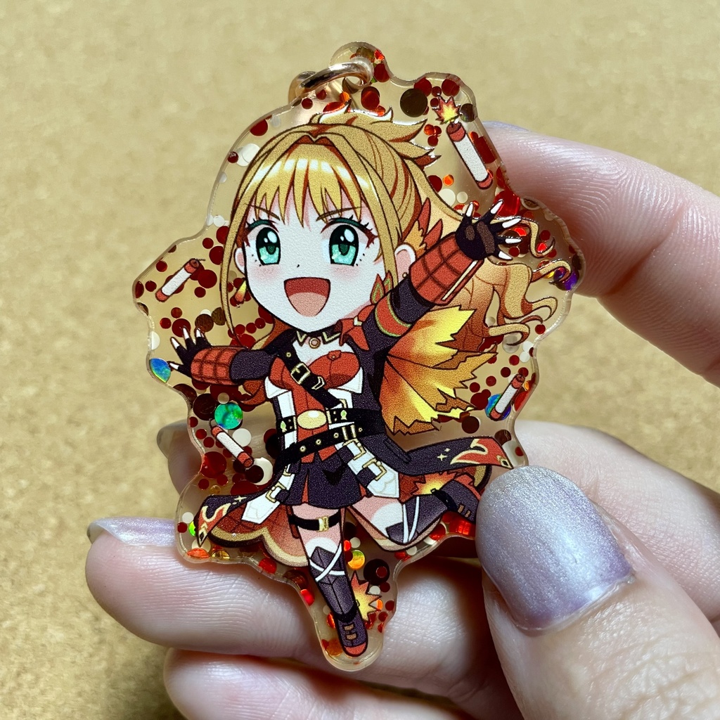 日野茜アクリルキーホルダー/ポストカードセット頒布