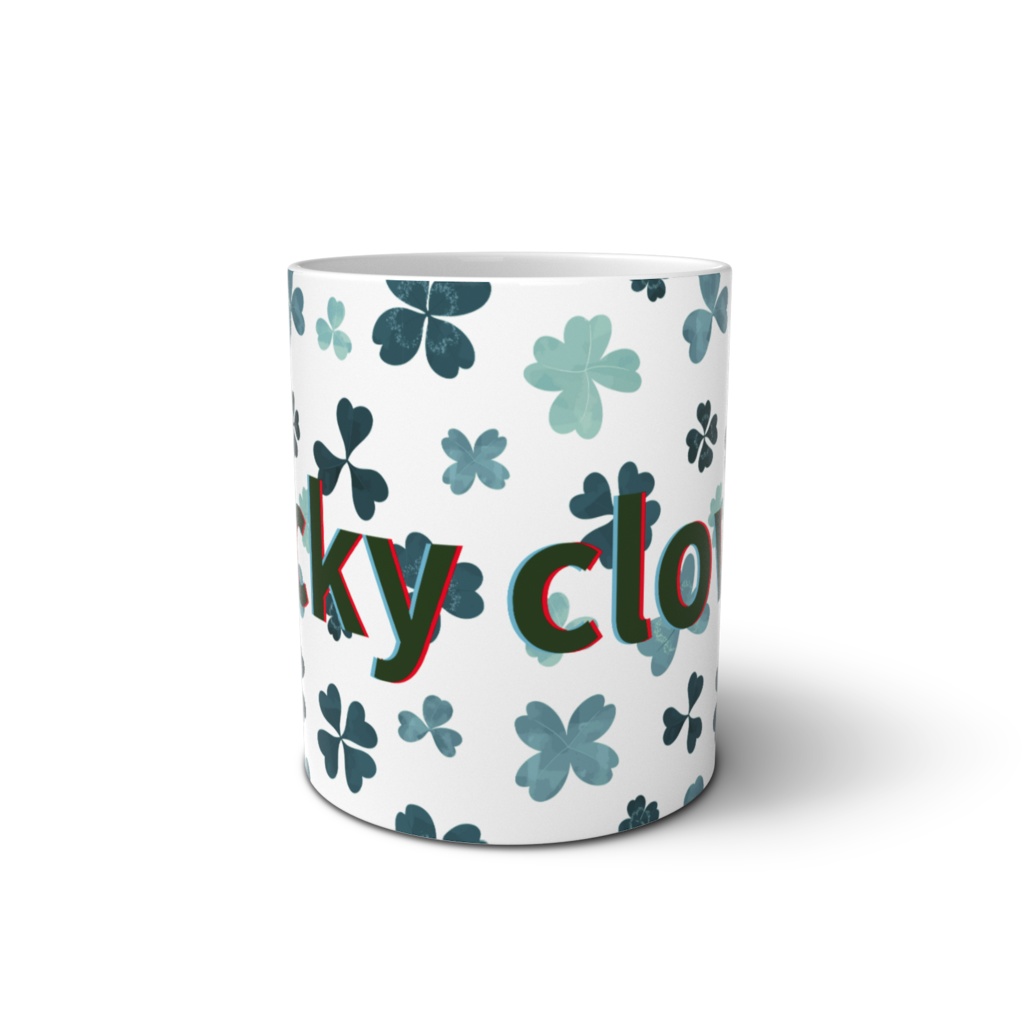 マグカップ(四つ葉のクローバー)