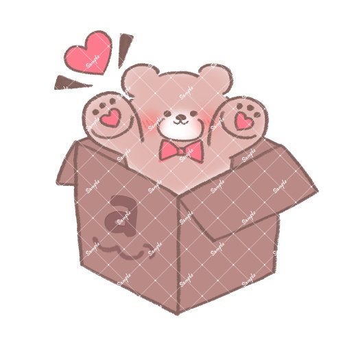 【フリー素材】Amazonっぽいアイコン【かわいい くま】