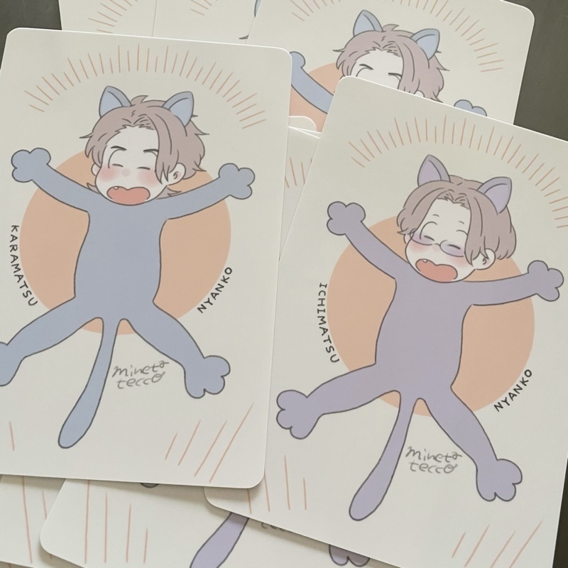 にゃんこ補経ちゃん、ポストカードセット