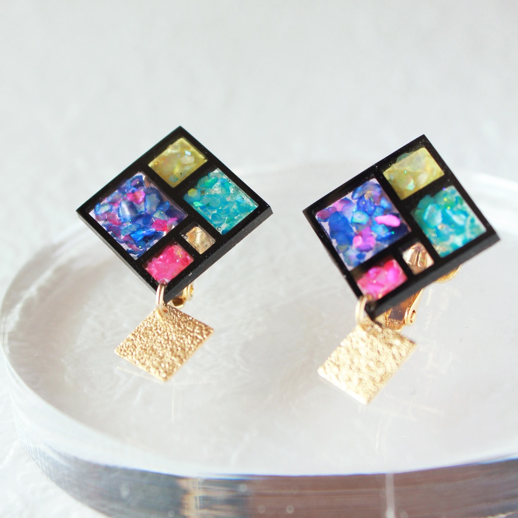 コンポジション(ピアス/イヤリング)