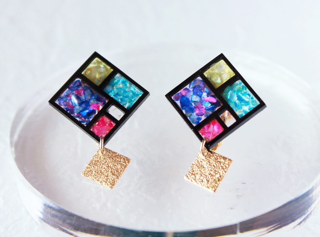 コンポジション(ピアス/イヤリング)