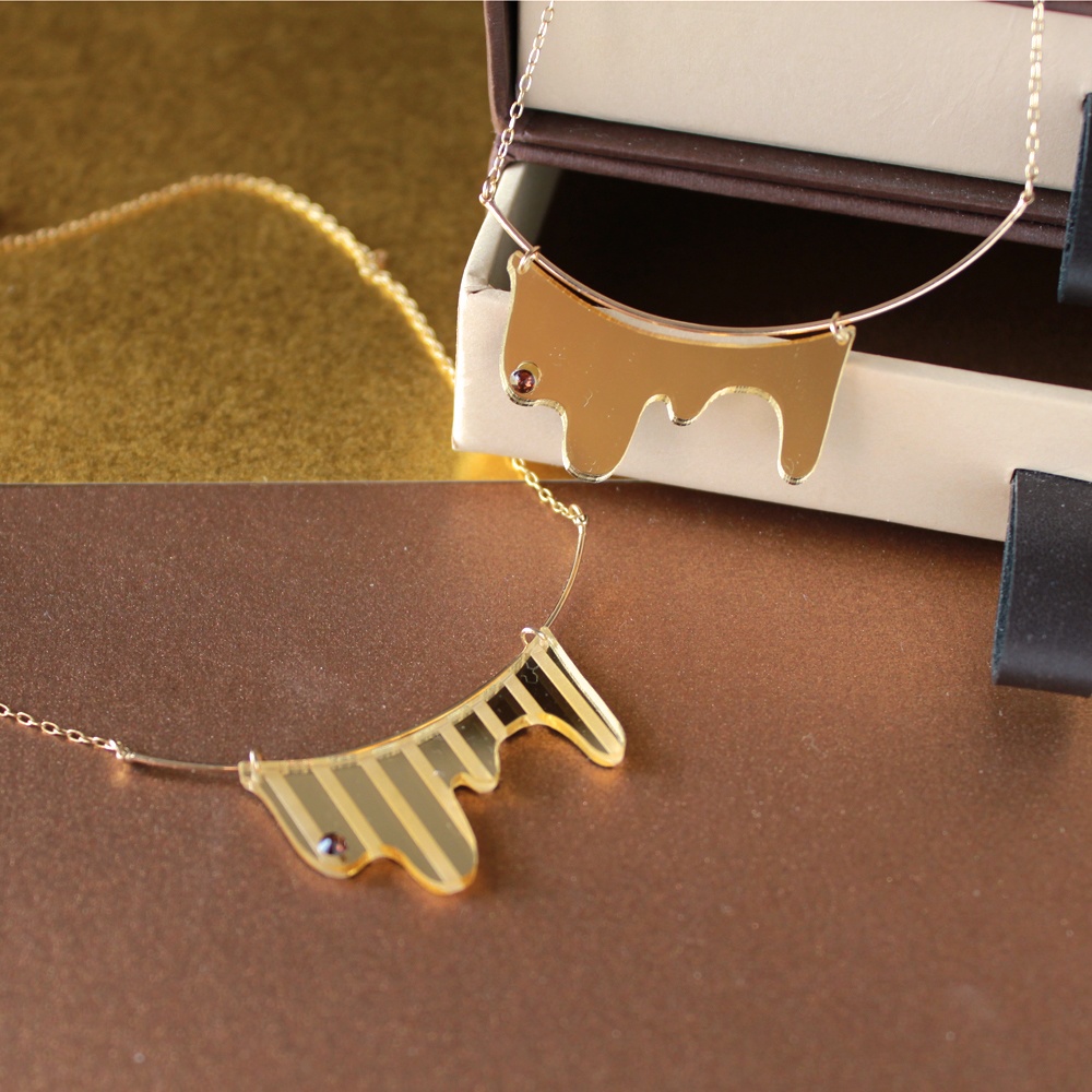 メルトネックレス(ストライプ)