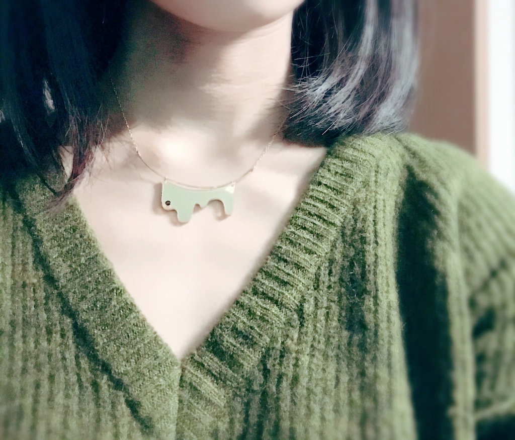 メルトネックレス(ストライプ)