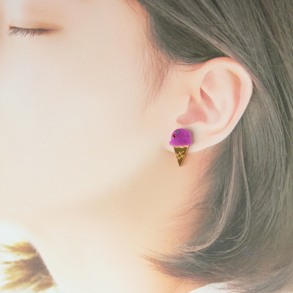 ひんやりアイスのピアス/イヤリング