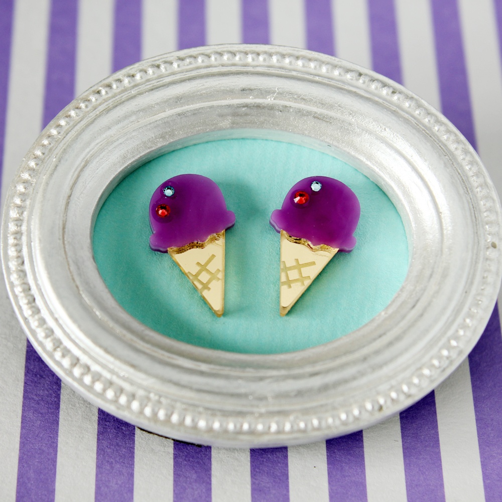 ひんやりアイスのピアス/イヤリング