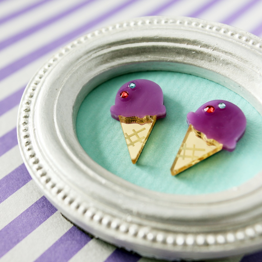 ひんやりアイスのピアス/イヤリング