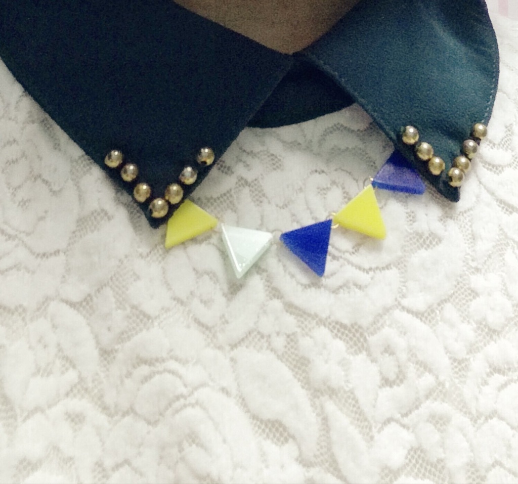 ガーランドネックレス(カフェモカ)