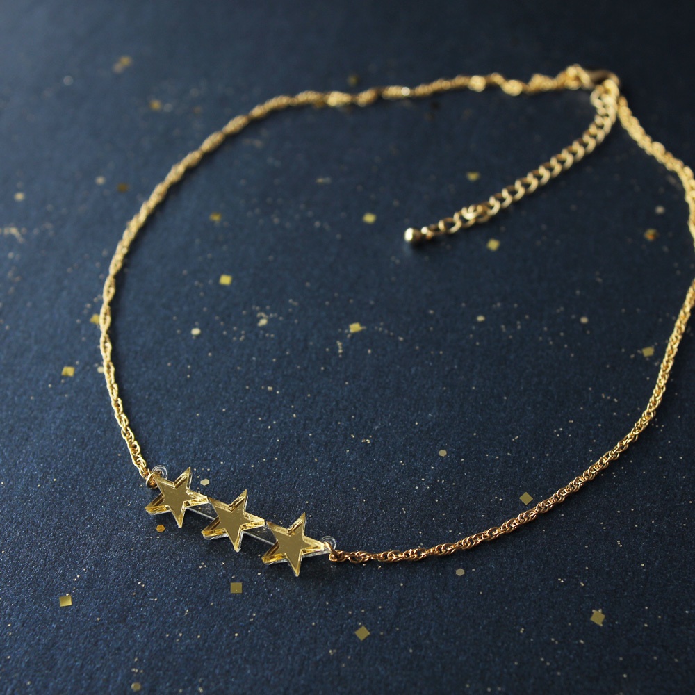 三ツ星ネックレス