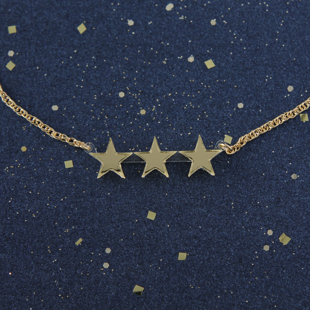 三ツ星ネックレス