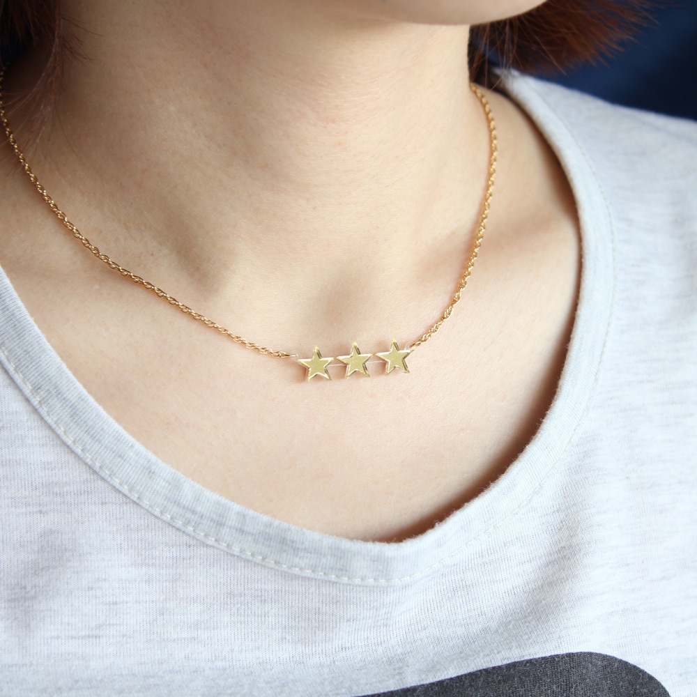 三ツ星ネックレス