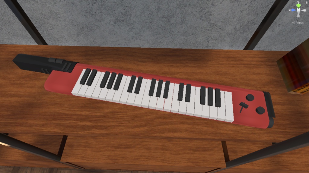 3Dモデル「ポータブルキーボード」