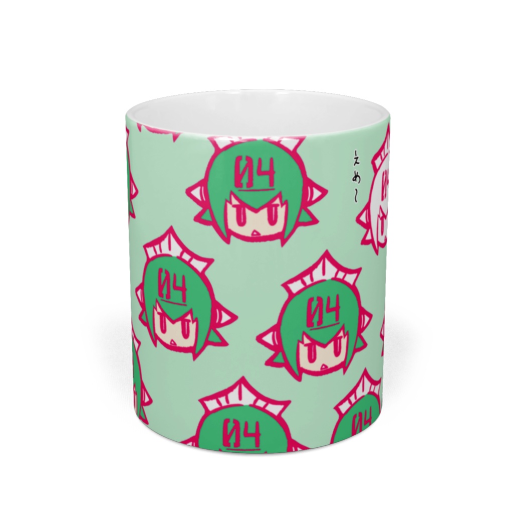 ボンバーガールエメラ ハンコ風マグカップ