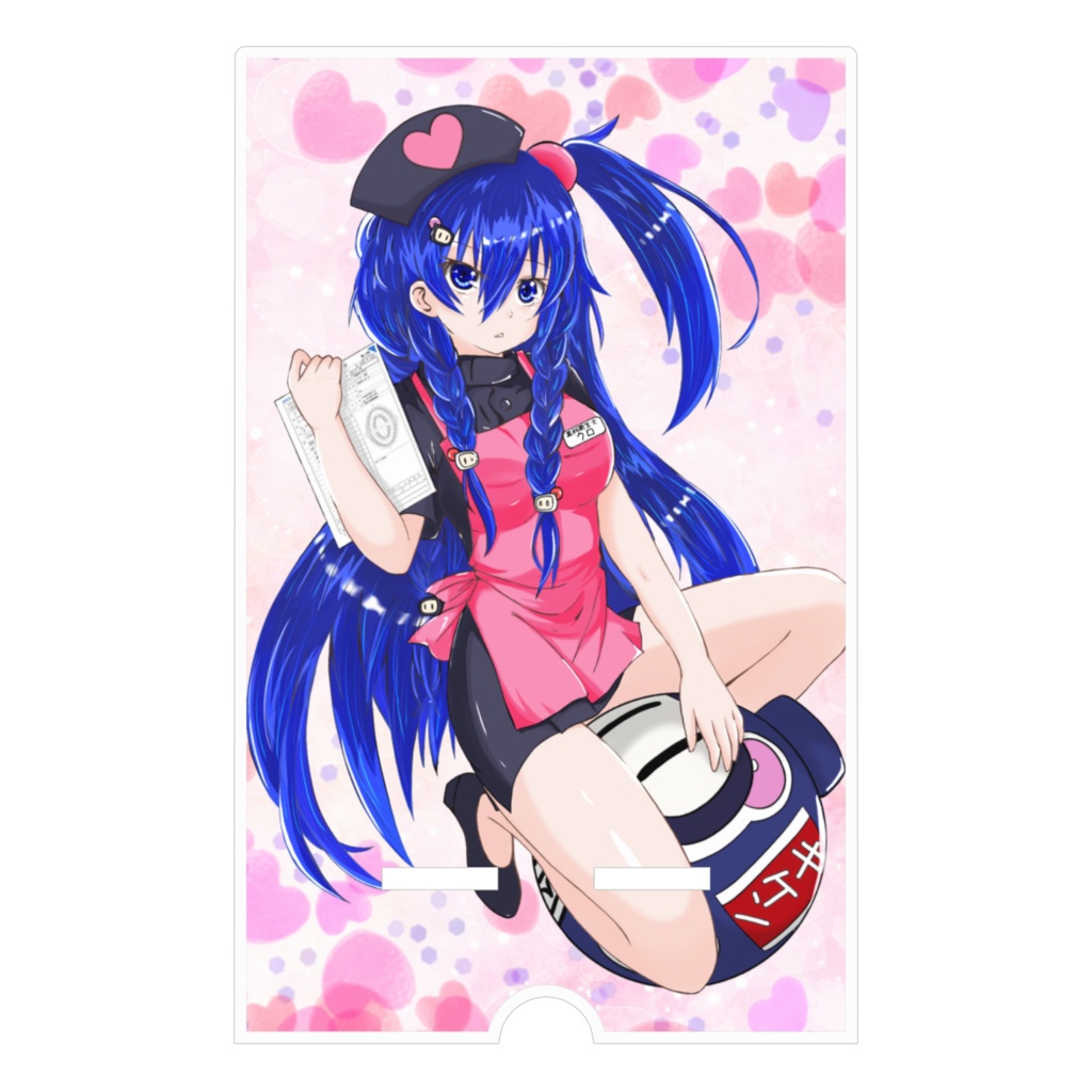 ボンバーガール クロ アクリルスマホスタンド