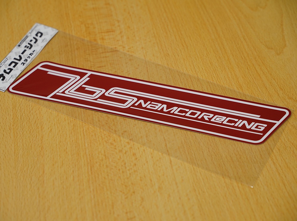 765 namco racing ステッカー