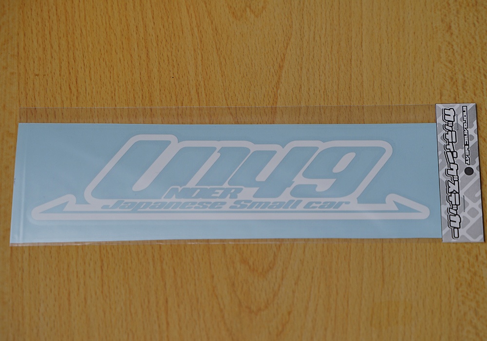軽自動車用横幅U149カッティングステッカー