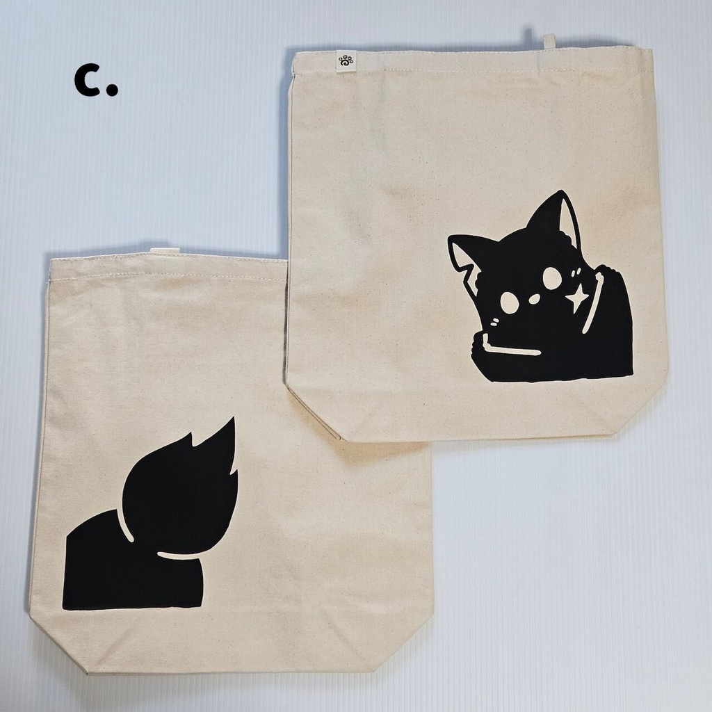 ひょっこりトートバッグ