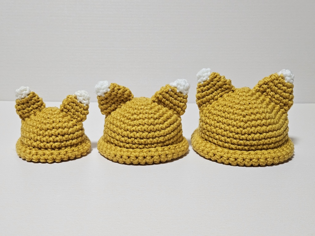 ぬいぐるみ用きつねさんニット帽