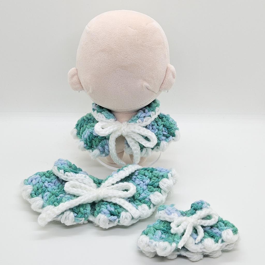 ぬいぐるみ用ニットケープ