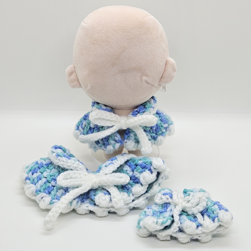 ぬいぐるみ用ニットケープ