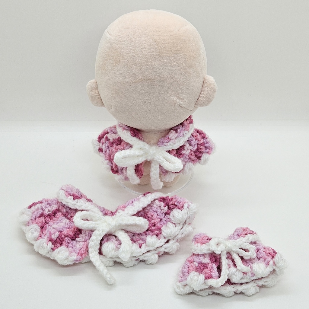 ぬいぐるみ用ニットケープ