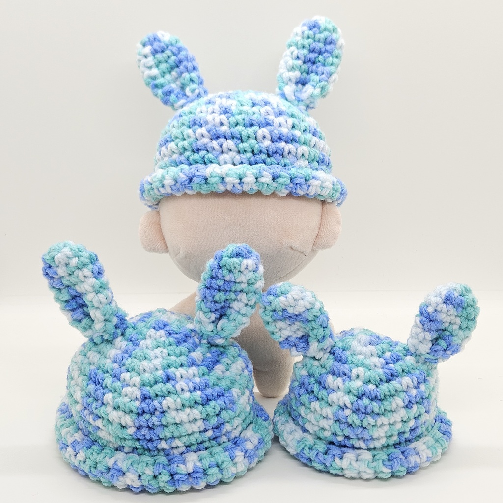 ぬいぐるみ用うさぎさんニット帽子