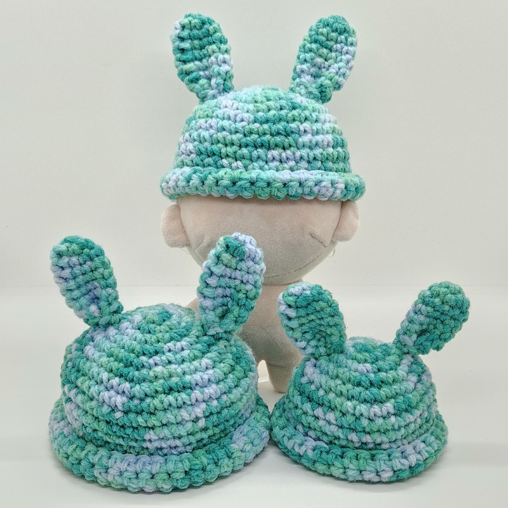 ぬいぐるみ用うさぎさんニット帽子