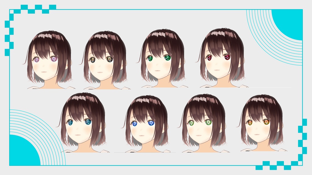 Cyber_Eye set サイバー瞳セット