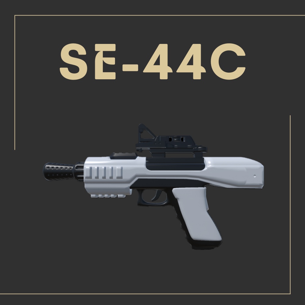 【ブラスター】3Dモデル「SE-44C」