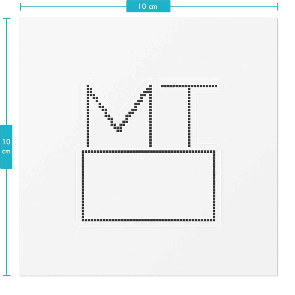 もめんとうふのステッカー