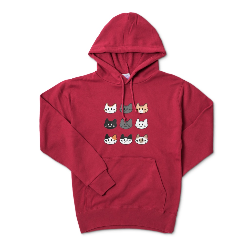 いろんなニャントクのパーカー