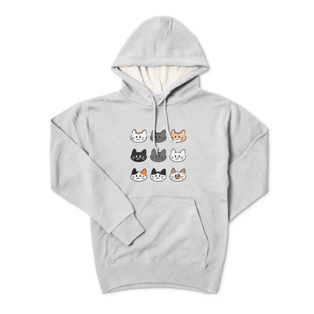 いろんなニャントクのパーカー