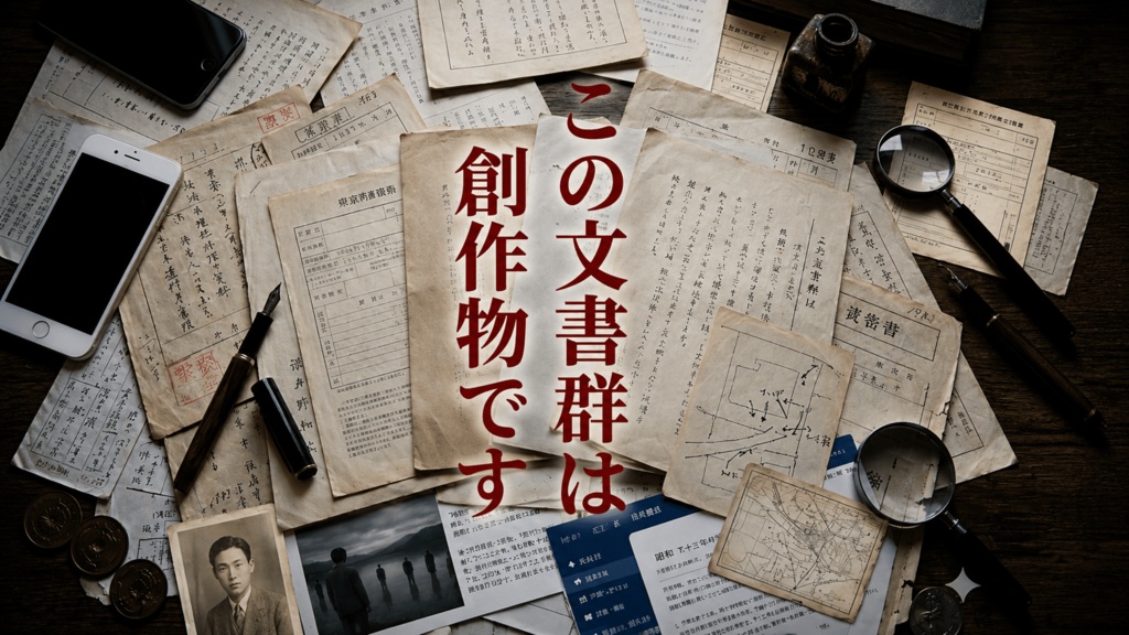 「この文書群は創作物です」