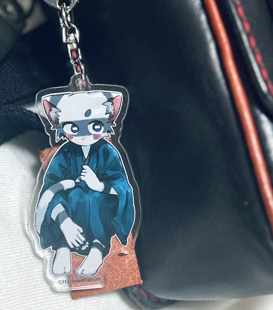 おすわり江戸さんキーホルダー