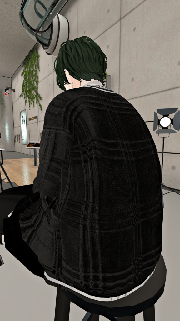 ギンガムチェック柄ノーマルマップ|服生地・布地用 3Dテクスチャ素材