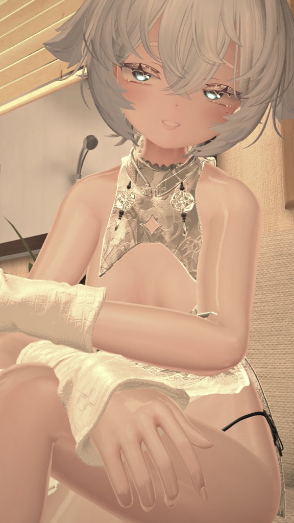 グラビア風リアル肌マテリアル-WetGloss_Skin lilToon対応】