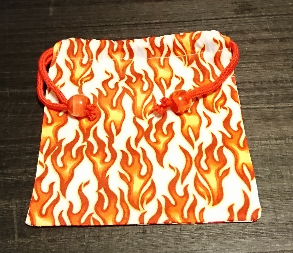 コップ入れ、コップ袋 入園入学グッズ Fire 紐色々/ループエンド色々 ひとり親支援有り