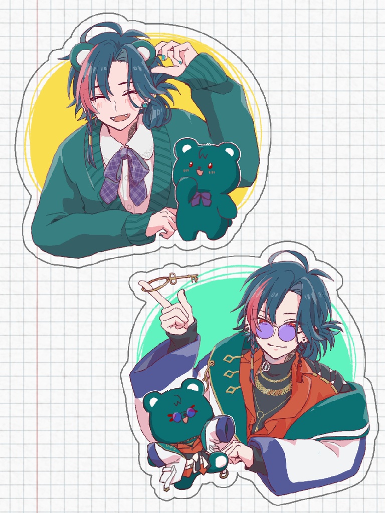 【非公式】魁星アクリルシールセット