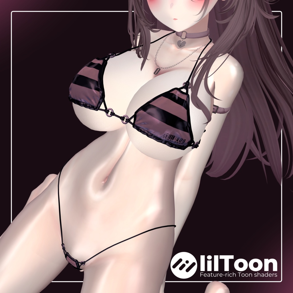 【lilToon】Siroari skin material No.02 / lilToon preset & material setup