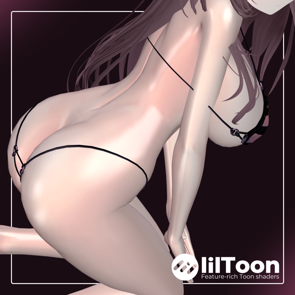 【lilToon】Siroari skin material No.02 / lilToon preset & material setup