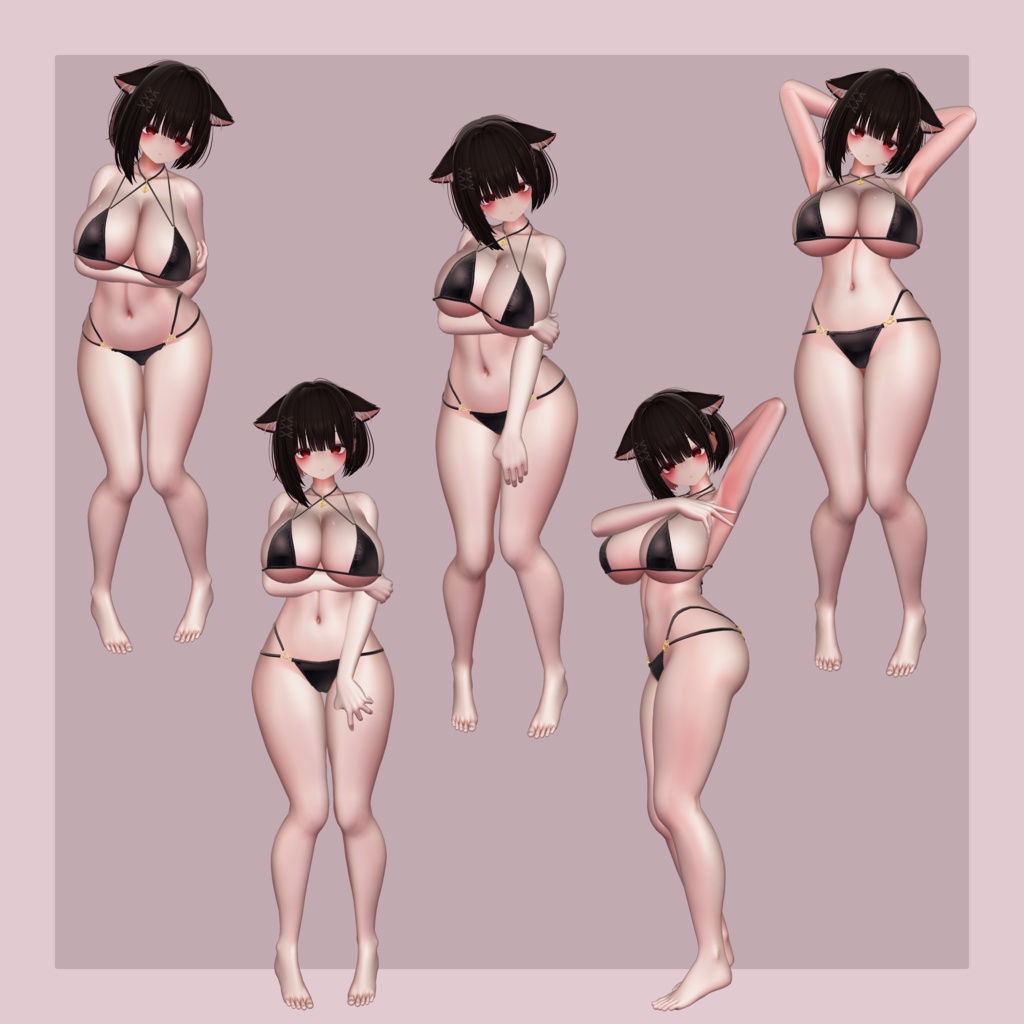 Siroari Pose Animation No.01 【Unity撮影向けポーズ集】【全21種】