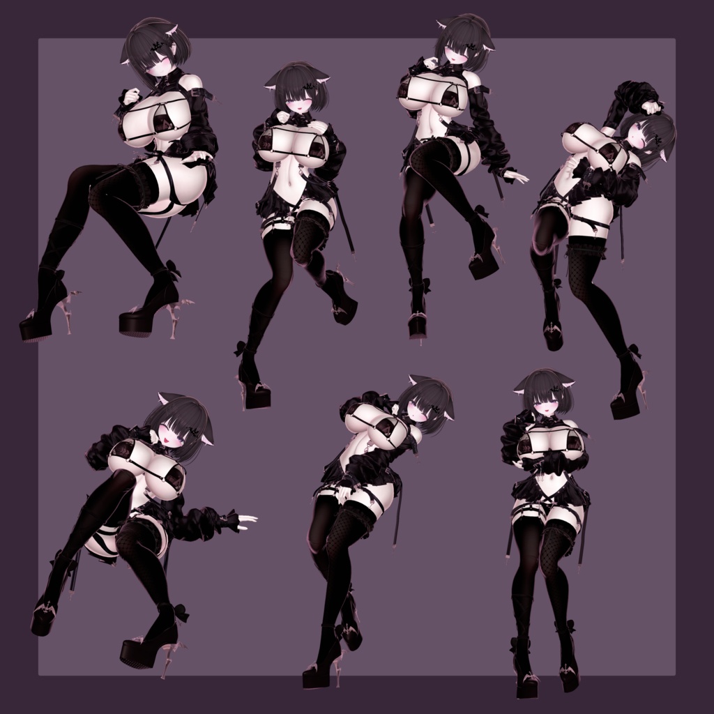 【セール中】Siroari Pose Animation No.06 【Unity撮影向けポーズ集】【全28種】