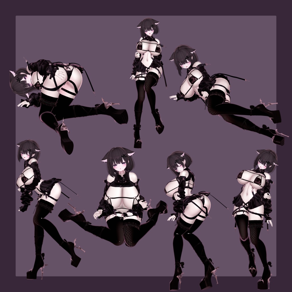 【セール中】Siroari Pose Animation No.06 【Unity撮影向けポーズ集】【全28種】