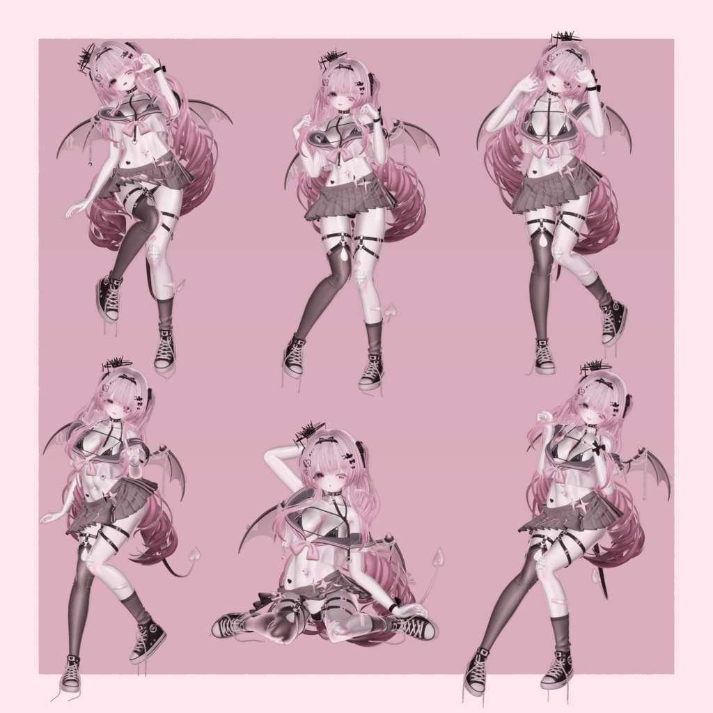 【セール中】【一部無料】Siroari Pose Animation No.09 【Unity撮影向けポーズ集】【全35種】