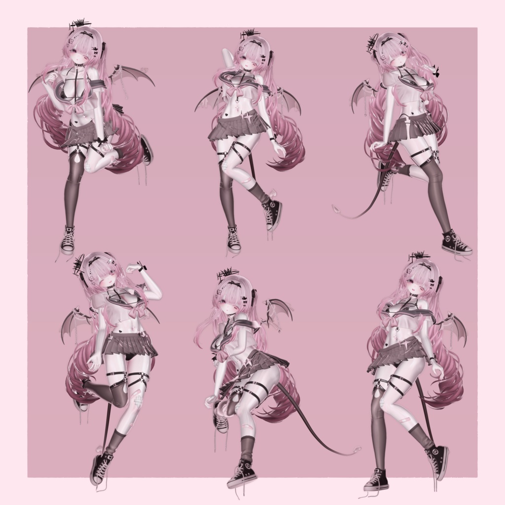 【セール中】【一部無料】Siroari Pose Animation No.09 【Unity撮影向けポーズ集】【全35種】