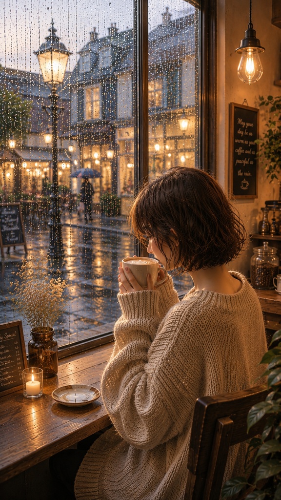     自由時間 #3｜雨の日のカフェ
